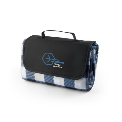 RILEY II. Manta de piquenique forrada em EPE (180 g/m²) com padrão